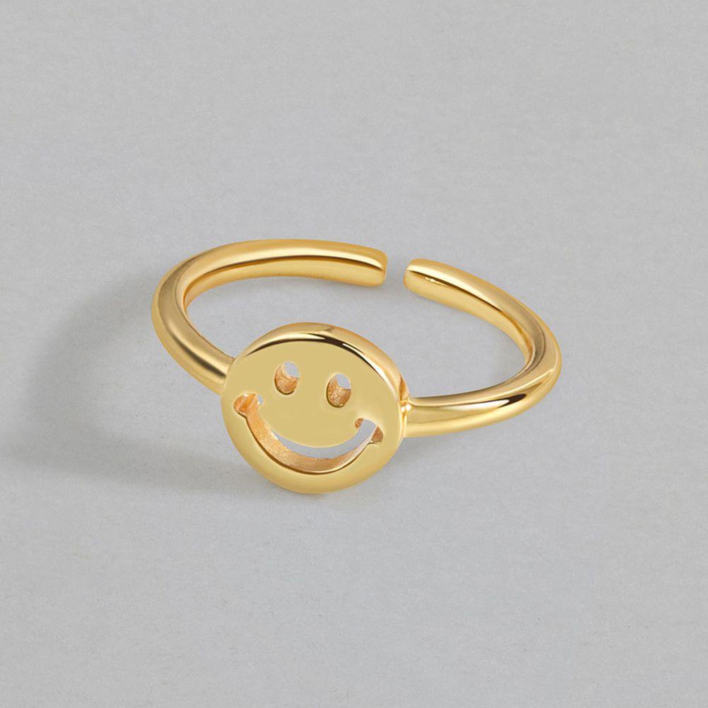 Nhẫn Hình Học Bằng Đồng Đơn Giản Thời Trang Cho Nữ