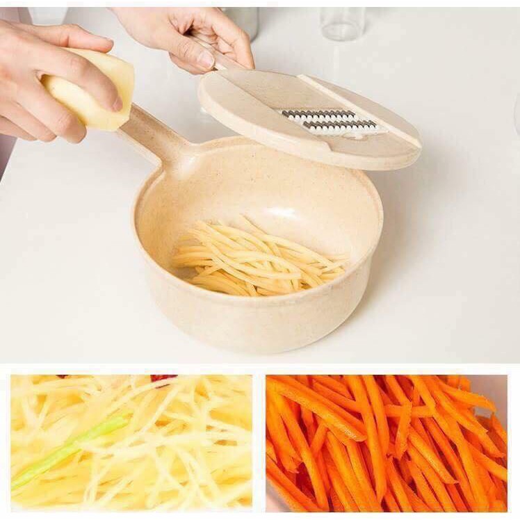 Bộ nạo củ quả 9 món / bộ nạo lúa mạch ( giao màu ngẫu nhiên )
