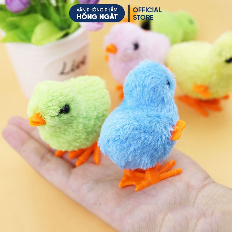 Đồ chơi gà con lon ton có chạy đà cho bé với nhiều màu sắc khác nhau làm quà tặng học sinh DC04