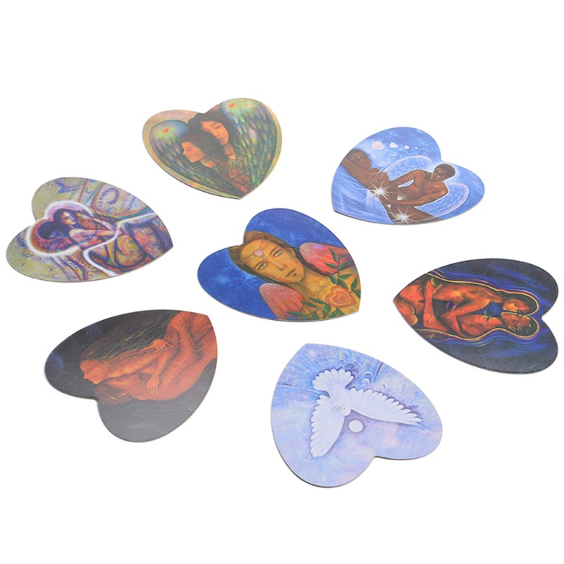 Bộ bài tarot Lovers Oracle hình trái tim bằng tiếng Anh toàn bộ