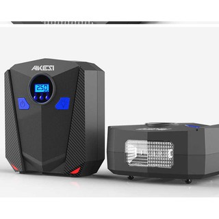 Bơm ô tô điện tử tự ngắt aikesi bơm xe hơi 12v bơm lốp xe hơi tự ngắt