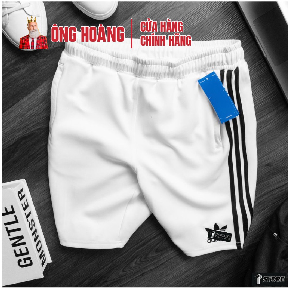 Quần short thể thao nam, tập gym, đá banh, thun thể thao dày dặn, co giãn tốt, thun lạnh 3 gạch