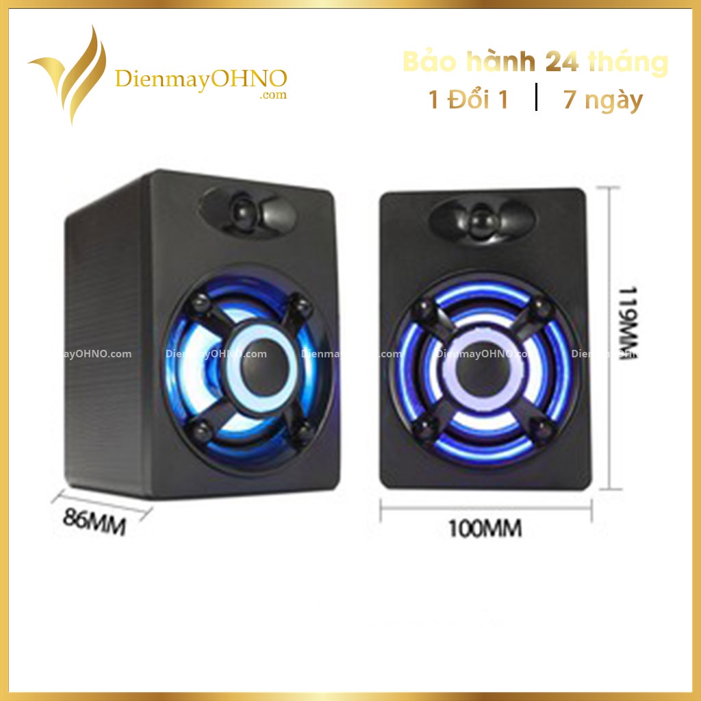 Loa Máy Tính LED RGB T-Wolf S1 Chính Hãng Loa Nghe Nhạc Máy Vi Tính Để Bàn PC Laptop Bluetooth Cao Cấp - Điện Máy OHNO