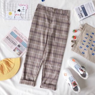Quần caro pants [ẢNH THẬT]