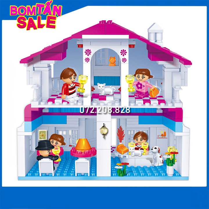 Lego Friends Ban Bao 6103 / 552 Mảnh ghép 🍀 Bộ Lego Xếp Hình Nhà Hàng Ban Bao