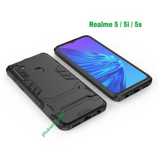 Ốp lưng Oppo Realme 5i / Realme 5s / Realme 5 chống sốc Iron Man cao cấp siêu bền 1