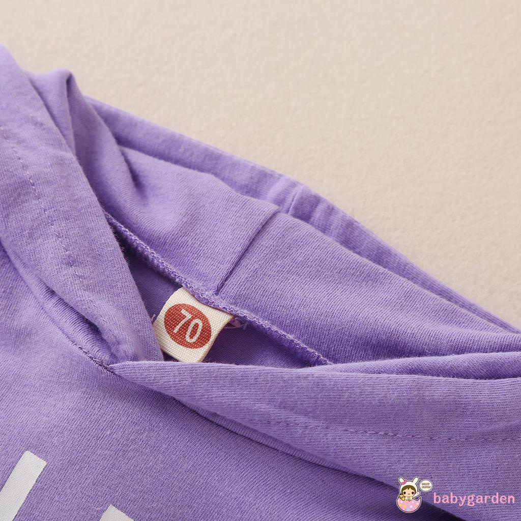 Bộ Đồ Thể Thao Áo Hoodie Kèm Quần Dài Lưng Thun Co Dãn Cho Bé