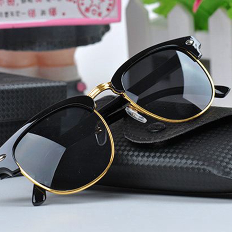 Fashion Sunglasses Rice Nail Sunglasses with case