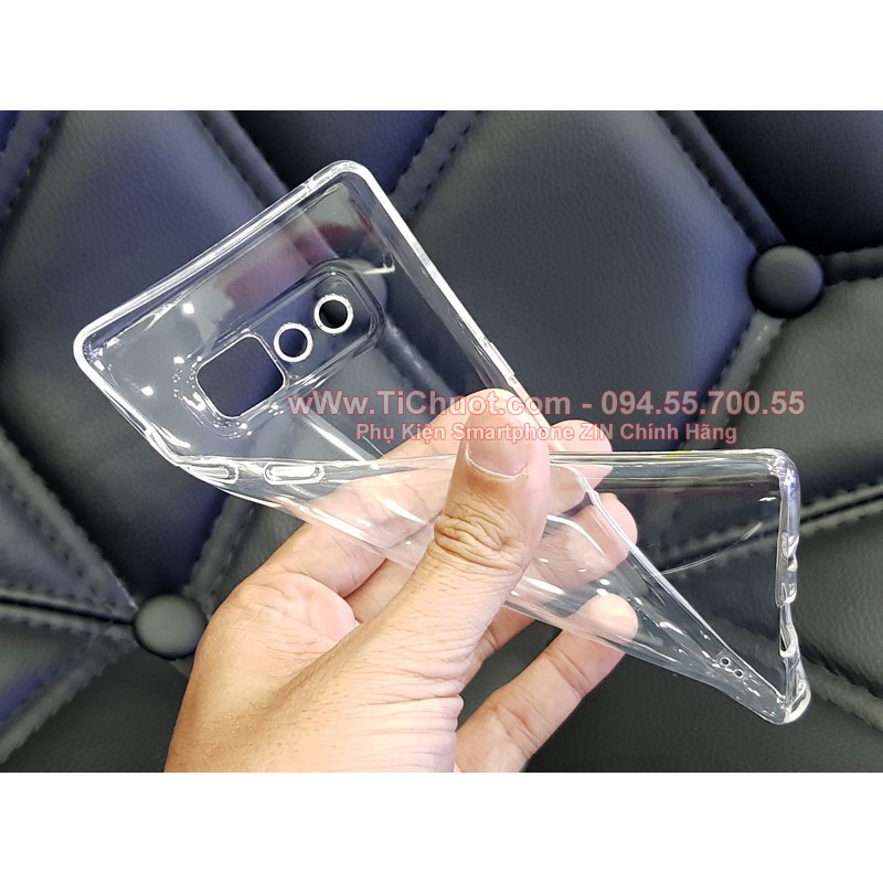 Ốp lưng Samsung Note 8 dẻo trong suốt chống sốc
