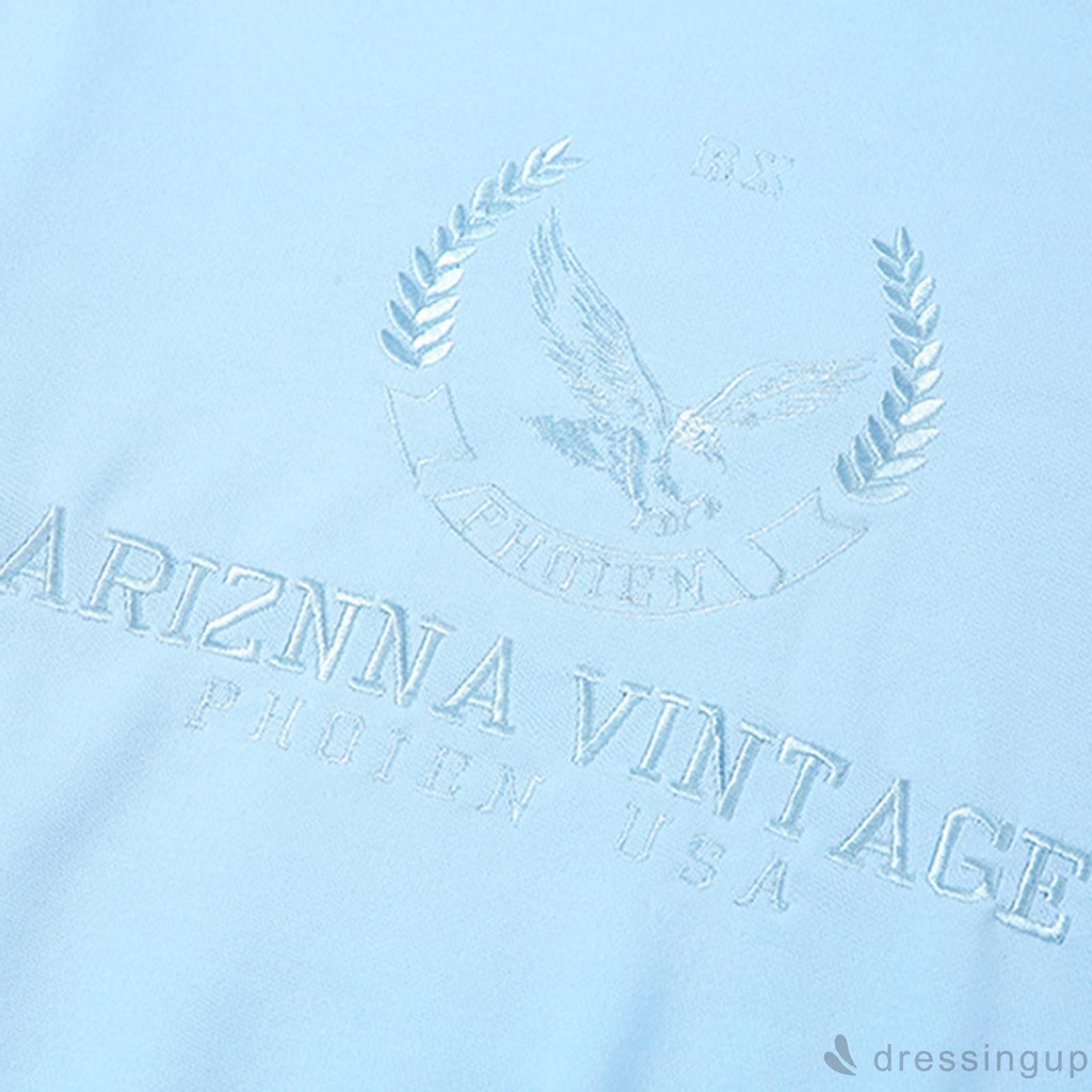 Áo Sweater Tay Dài Dáng Rộng Thêu Chữ Thời Trang Cho Nữ