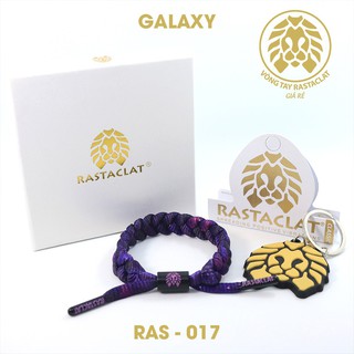 Vòng tay Rastaclat màu galaxy kèm móc khóa cá tính thời trang chất lượng cao