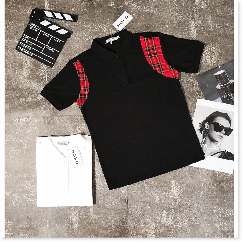  Áo polo nam thể thao kẻ lưng 3D chất cotton cá sấu co giãn 4c thoáng mát hàng có bigsize 40-80kg