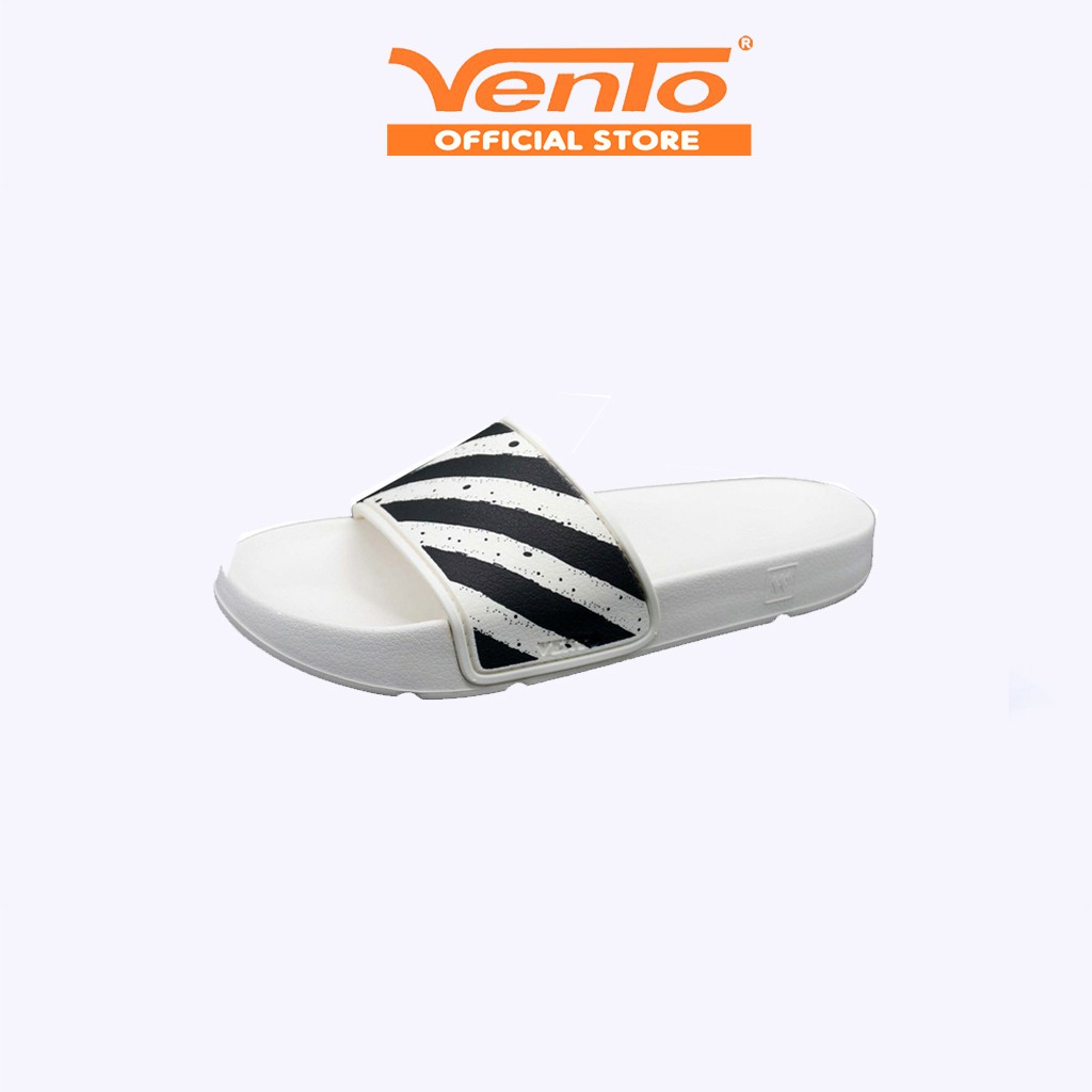 Dép Thời Trang Vento Couple Unisex Phong cách trẻ trung FL-02 Trắng sọc camo đen