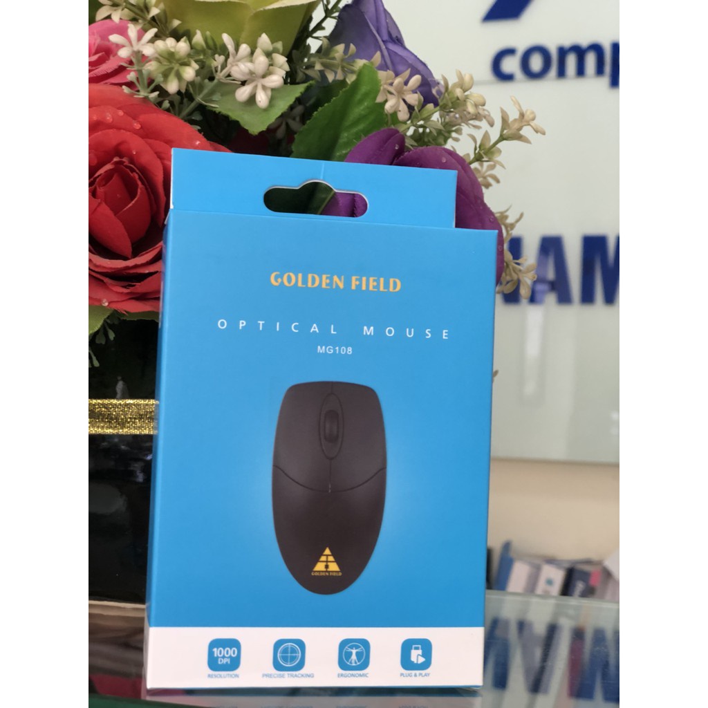 Chuột máy tính có dây Golden field MG108_hàng chính hãng