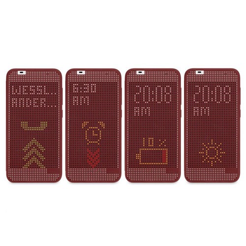 Bao Da HTC ONE A9 DOT VIEW ICE CASE COVER (HTC M272) Chính Hãng