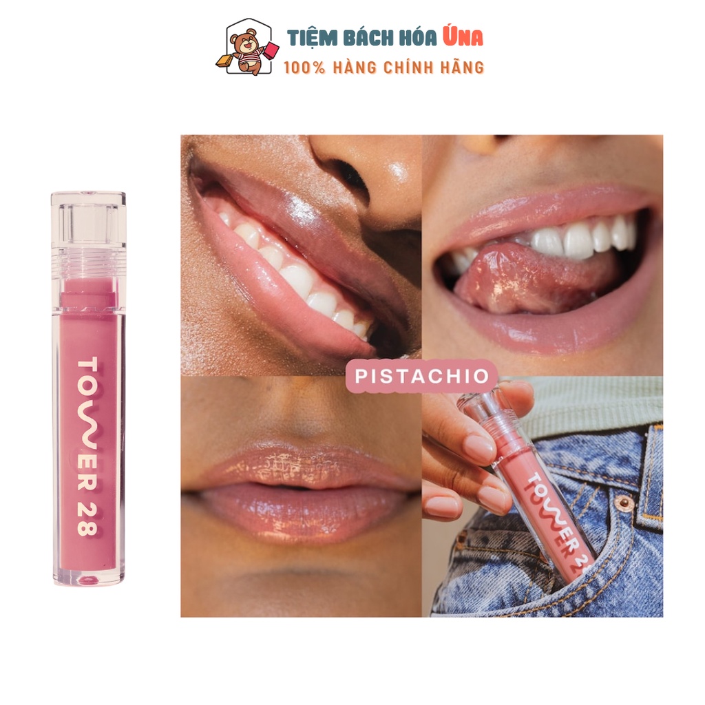 Son bóng dưỡng môi Tower 28 ShineOn Lip Jelly Non-Sticky Gloss
