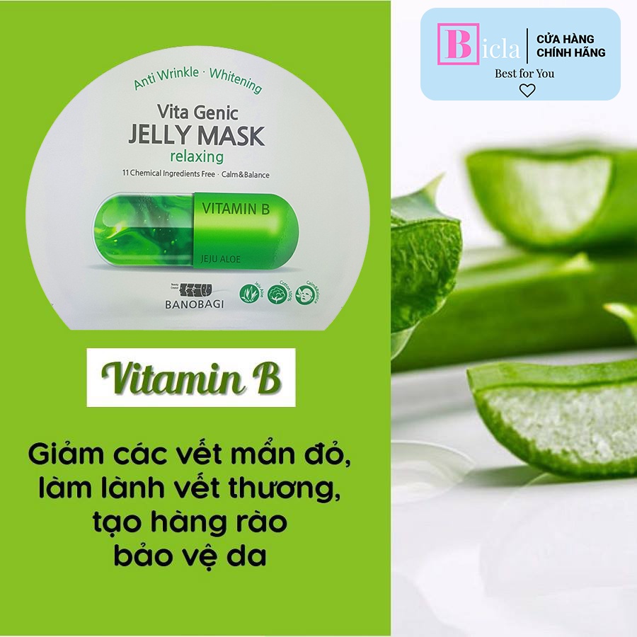 Mặt nạ Banobagi Vita Genic Collagen Whitening Jelly 30ml Hàn Quốc Dưỡng Trắng Cấp Ẩm Thư Giãn | BigBuy360 - bigbuy360.vn