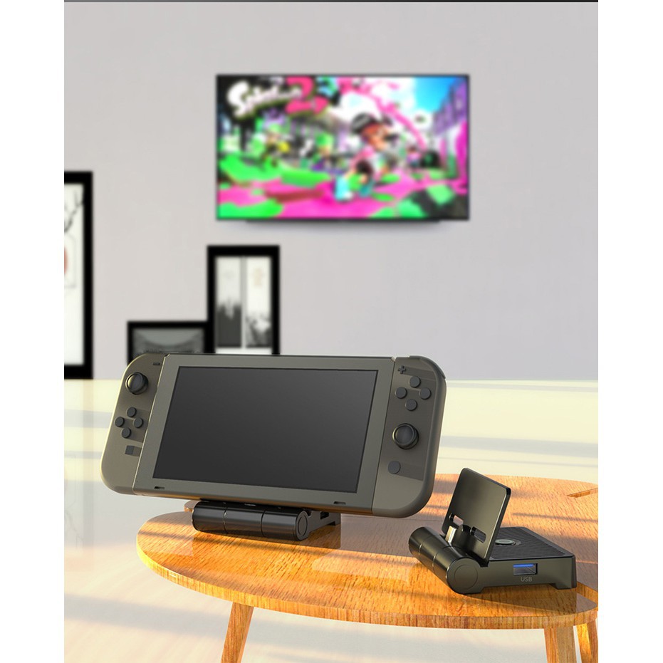 Dock mini chuyển đổi HDMI cho Nintendo Switch / Điện thoại Smartphones - Dobe TNS-19305