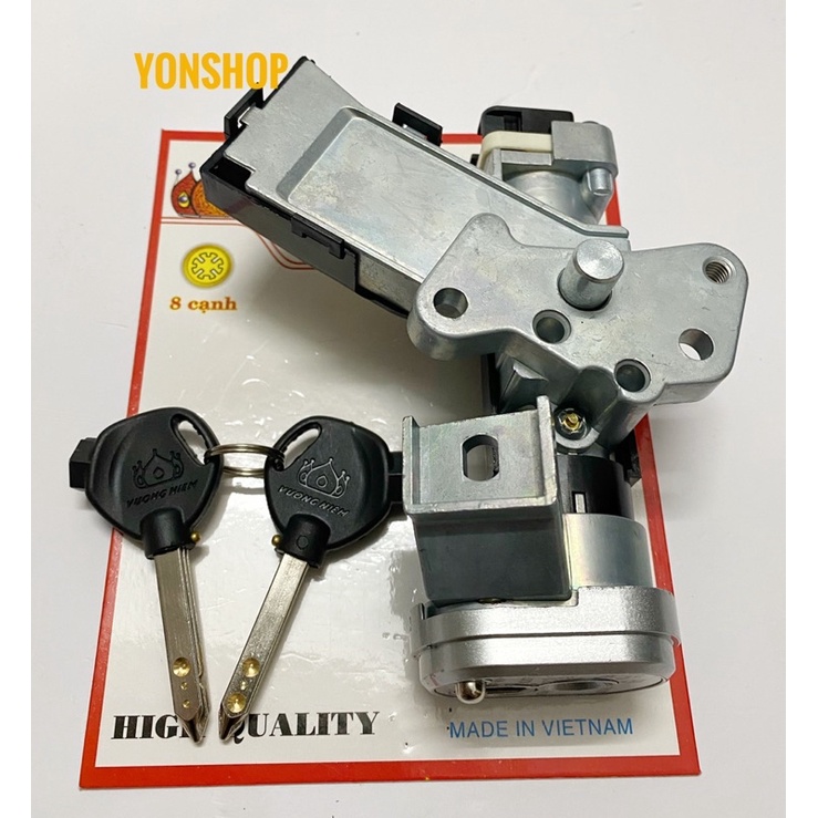 Bộ Ổ Khoá Xe Lead 110 - SCR Chìa 6 Cạnh Chống Trộm Hàng Cao Cấp Chính Hãng VƯƠNG NIỆM