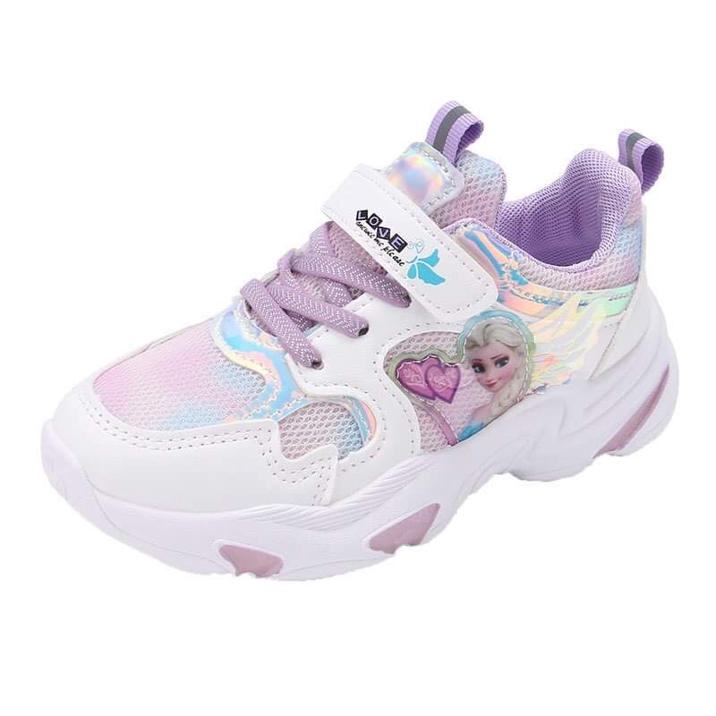 Giày Thể Thao Bé Gái Cao Cấp Hình Công Chúa Elsa xinh xắn