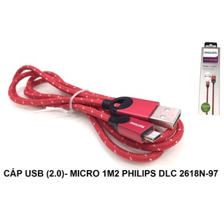CABLE USB 2.0 SANG MICRO USB PHILIPS DLC2618B