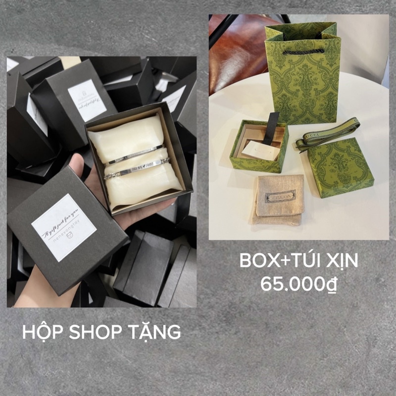 Nhẫn xà cừ GUCCI mini hồng gold thép ko rỉ