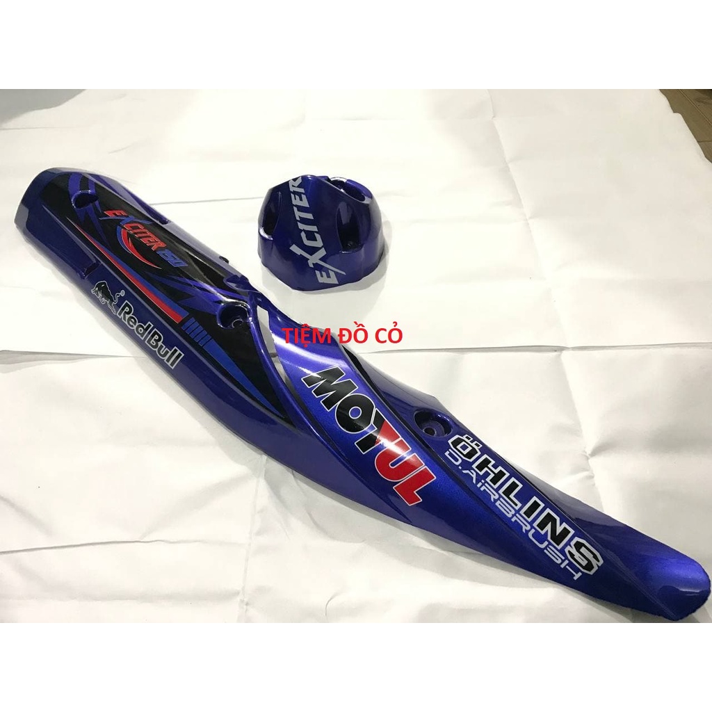 BỘ ỐP PÔ VÀ CHỤP ĐÍCH PÔ EXCITER 150 MẪU XOẮN
