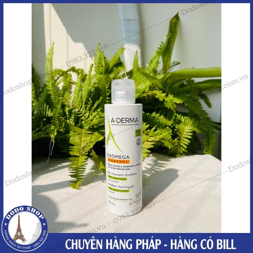 Sữa tắm Aderma Exomega Control 500ml dành cho da khô, da nhạy cảm, da cơ địa A-derma exomega