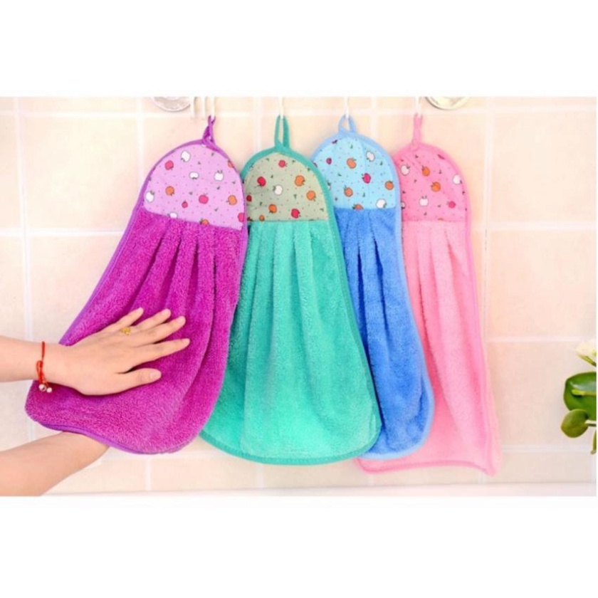 Khăn lau tay treo tường đa năng, khăn lau tay nhà bếp sợi cotton siêu mềm