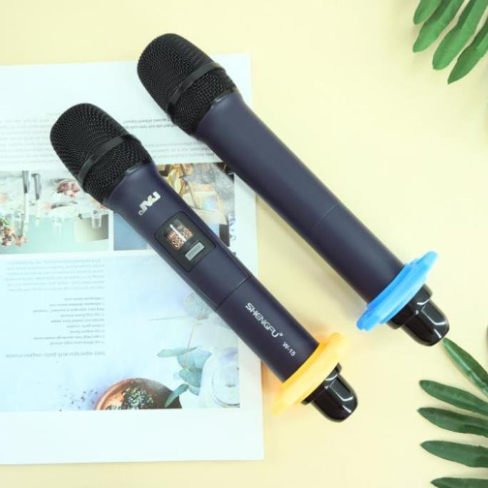 Bộ 2 Microphone không dây W 15 JVJ đa năng cao cấp