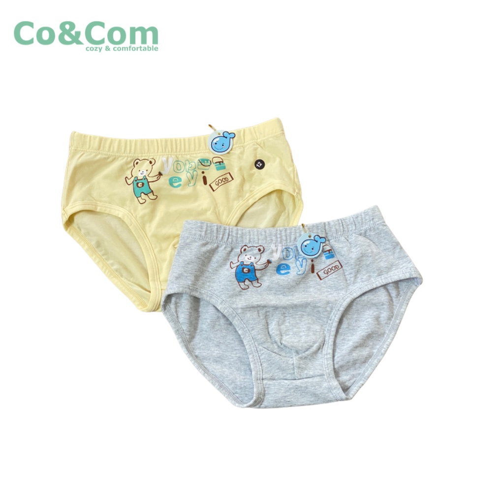 Quần Sịp Bé Trai 10-20 Kg Dáng Vát Cao Cấp Co&amp;Com BOY0518 Cotton Modal Mềm Mại Nhẹ Mát Thấm Hút Mồ Hôi