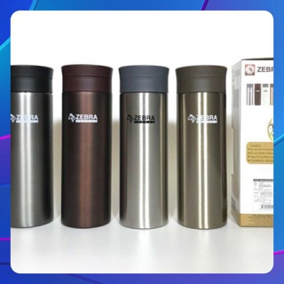 [Tặng Túi Bảo Vệ] Bình Lọc Trà Giữ Nhiệt Zebra Eva 450ml Inox 304 cao cấp