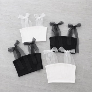 (có bán sỉ,ảnh thật,hoả tốc)🌽 ÁO LILY CROPTOP🌽(ÁO CỘT NƠ VAI)