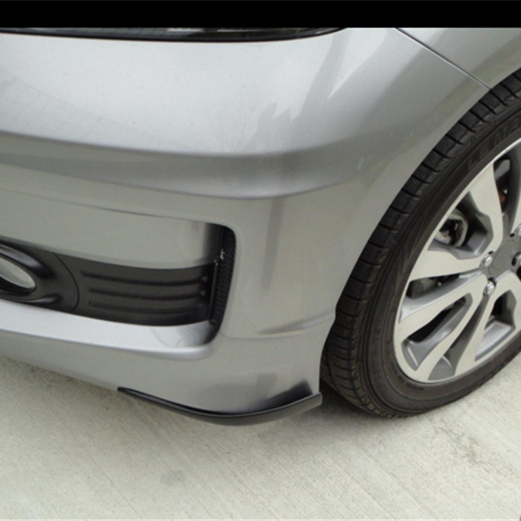 Bộ 2 Miếng Dán Bảo Vệ Góc Xe Hơi Chống Va Chạm Chất Liệu Sợi Carbon