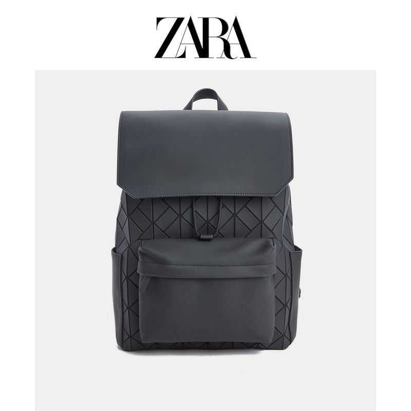 Ba Lô Zara Họa Tiết Hình Học Sức Chứa Lớn Tiện Dụng Thời Trang Cho Nam