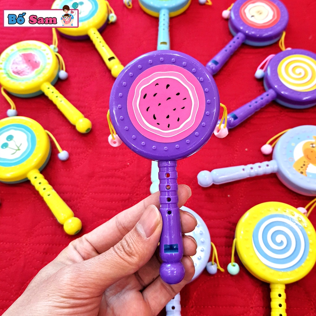 Xúc xắc trống đồ chơi lục lạc vui nhộn dễ thương Shop Bố Sam