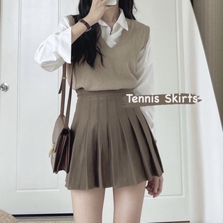 CHÂN VÁY TENNIS ULZZANG (ảnh thật/sẵn/video)