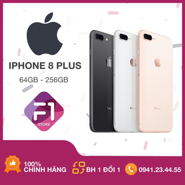  [Chính hãng] Điện thoại Iphone 8 Plus lock và quốc tế zin all 100%