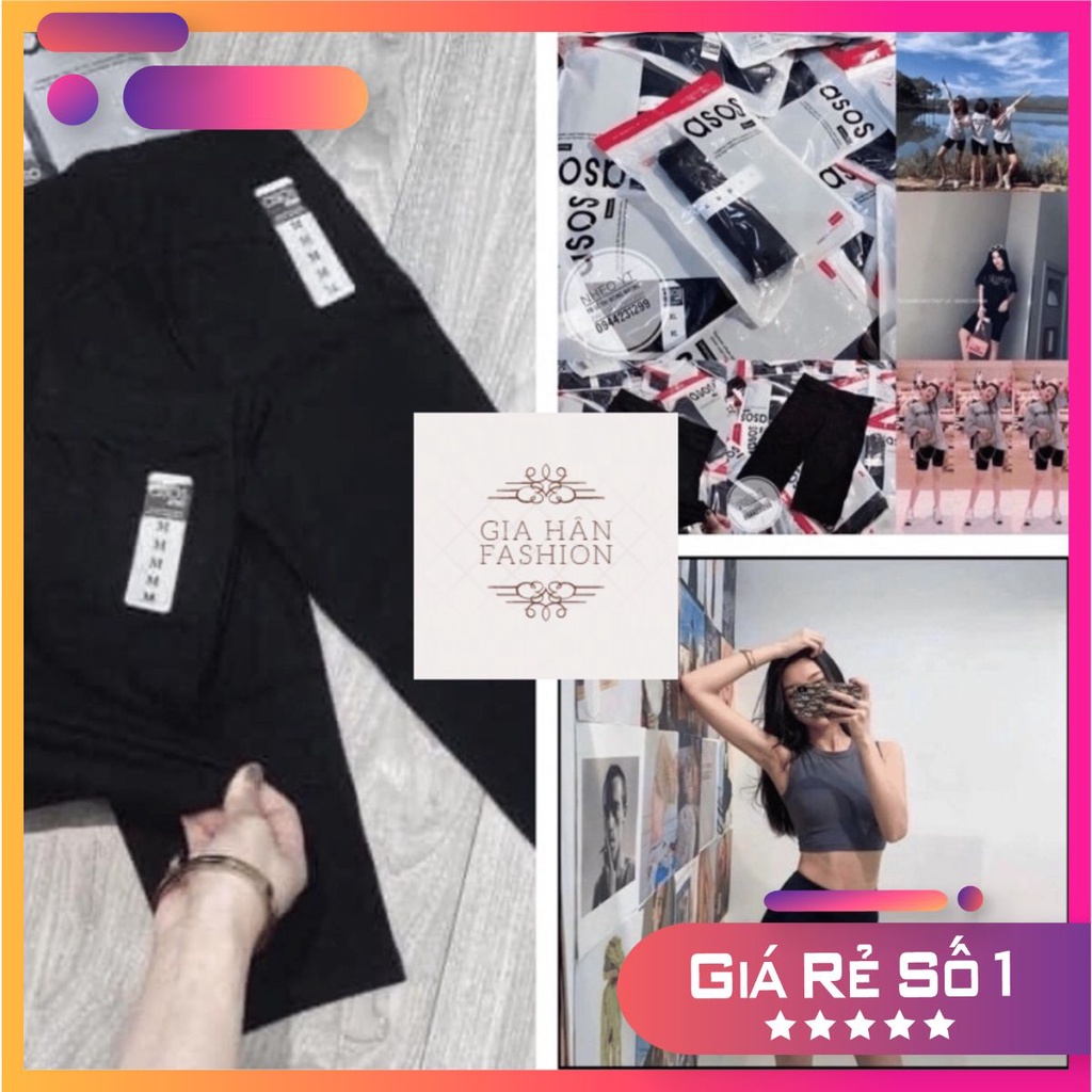 Mã 040 Quần Legging Ngố Nâng Mông Vải Dày Dặn Co Dãn Siêu Hack Dáng
