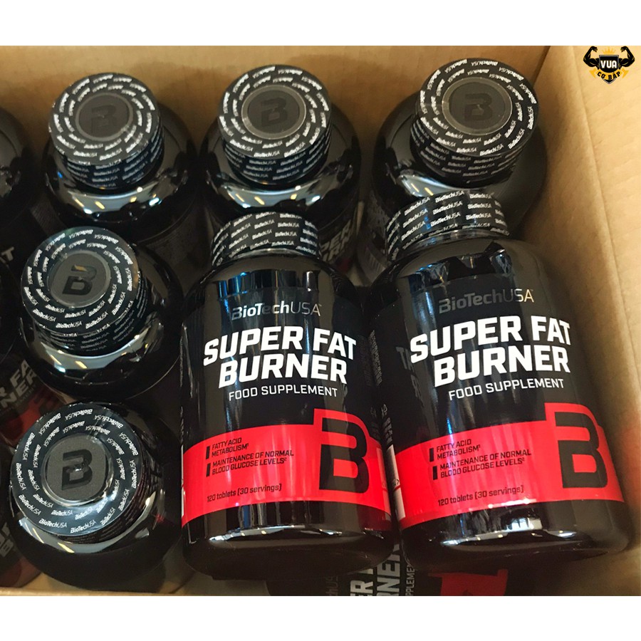 Giảm Cân Đốt Mỡ Super Fat Burner BiotechUSA Hộp 120 Viên