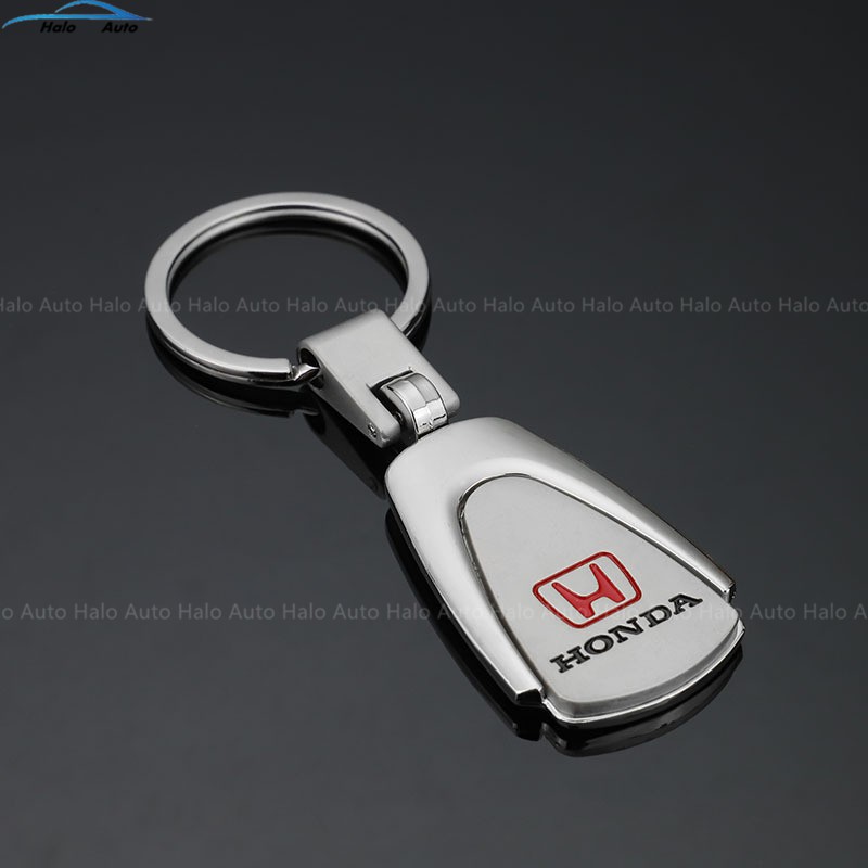 Móc khóa in logo bằng thép không gỉ dành cho xe Honda