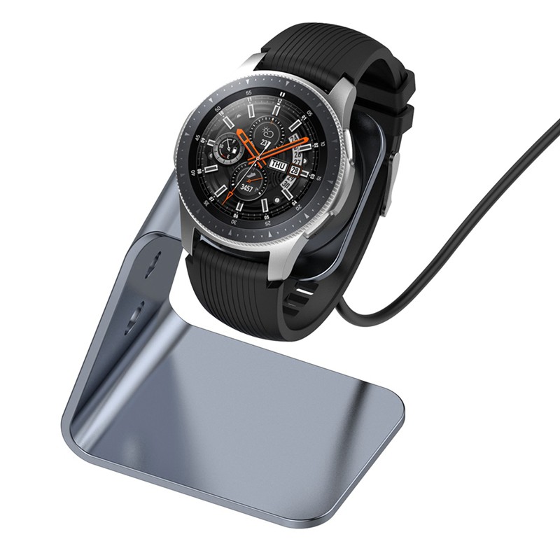 Chân đế sạc đồng hồ bằng nhôm USB cho Samsung Galaxy Watch/ Gear S3/ Gear S2/ Gear Sport