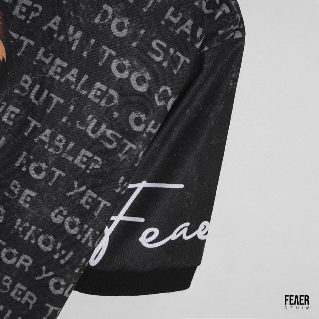 Áo polo nam FEAER DENIM chất thoáng khí và thấm hút vải polyeste BEAR DONT CRY