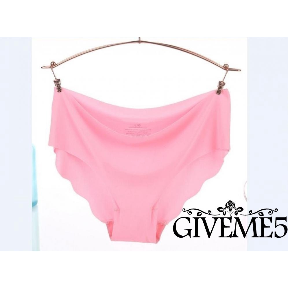 Quần lót màu trơn quyến rũ không đường may cho nữ