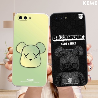 [Viền vuông][Bảo vệ camera] Ốp lưng Oppo A3s / A5 / A12E / Ax5 in hình Kaws và Bearbrick