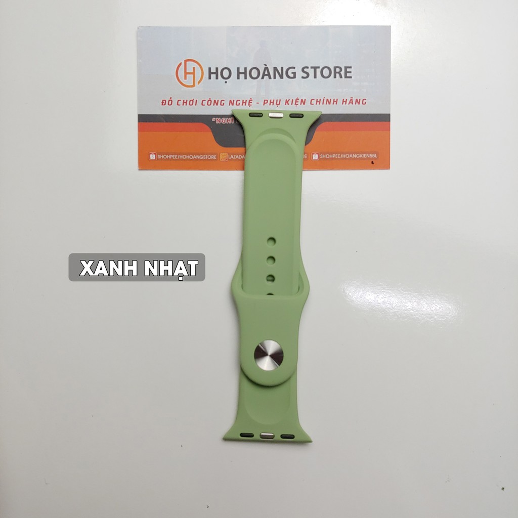 DÂY ĐỒNG HỒ CAO SU APPLE WATCH SPORT BANDS CAO CẤP FULL SIZE 1 2 3 4 5 38mm 40mm 42mm 44mm