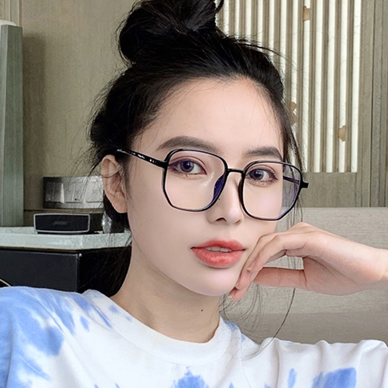 Mắt kính gọng chống ánh sáng xanh phong cách Hàn Quốc thời trang cho nữ 2021