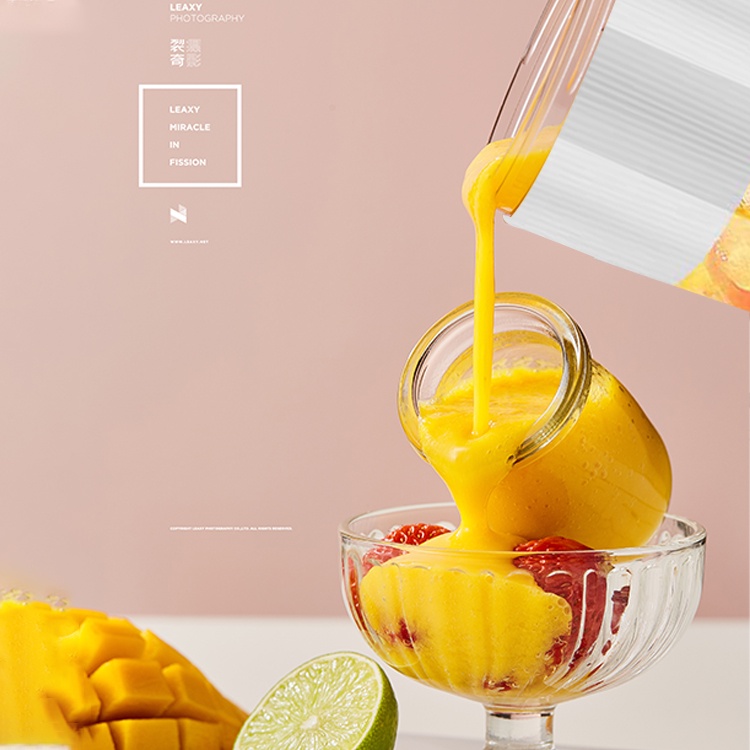 Máy xay sinh tố cầm tay mini đa năng máy say sinh tố juice 6 Lưỡi usb 300ml