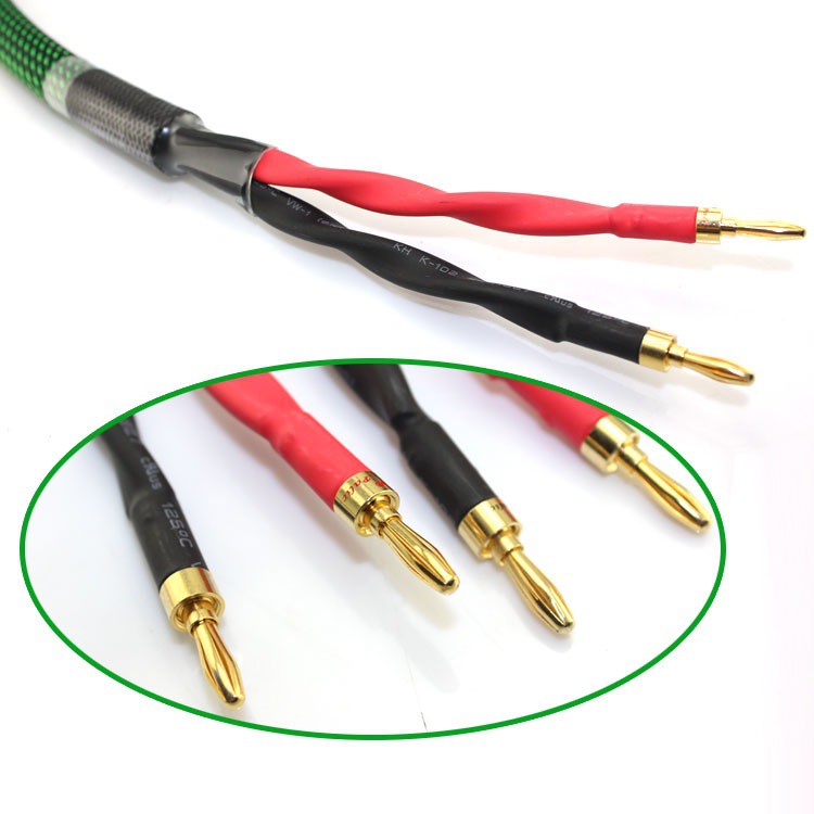 Dây loa MCINTOSH 4 lõi đồng cao cấp jack hoa chuối dài 1.5m