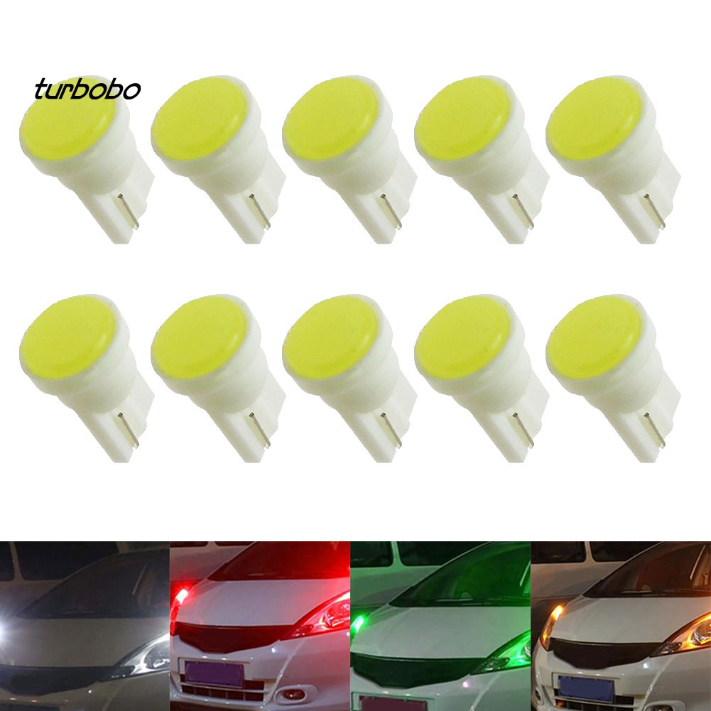 10 Bóng Đèn LED 12V T10 W5W Cho Xe Hơi